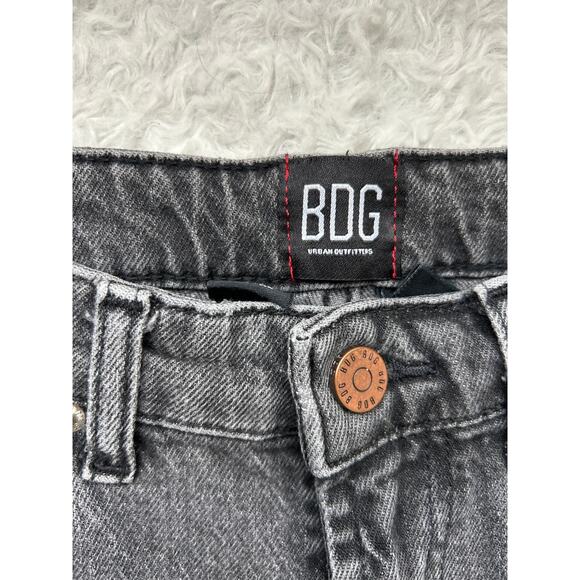 BDG Washed Out Black Stretch High Rise Flare Jeans Size 27 - Picture 7 of 9